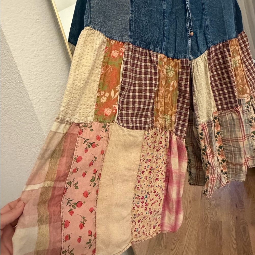 Young Threads Patchwork Tired Pants - Multicolor - image 2